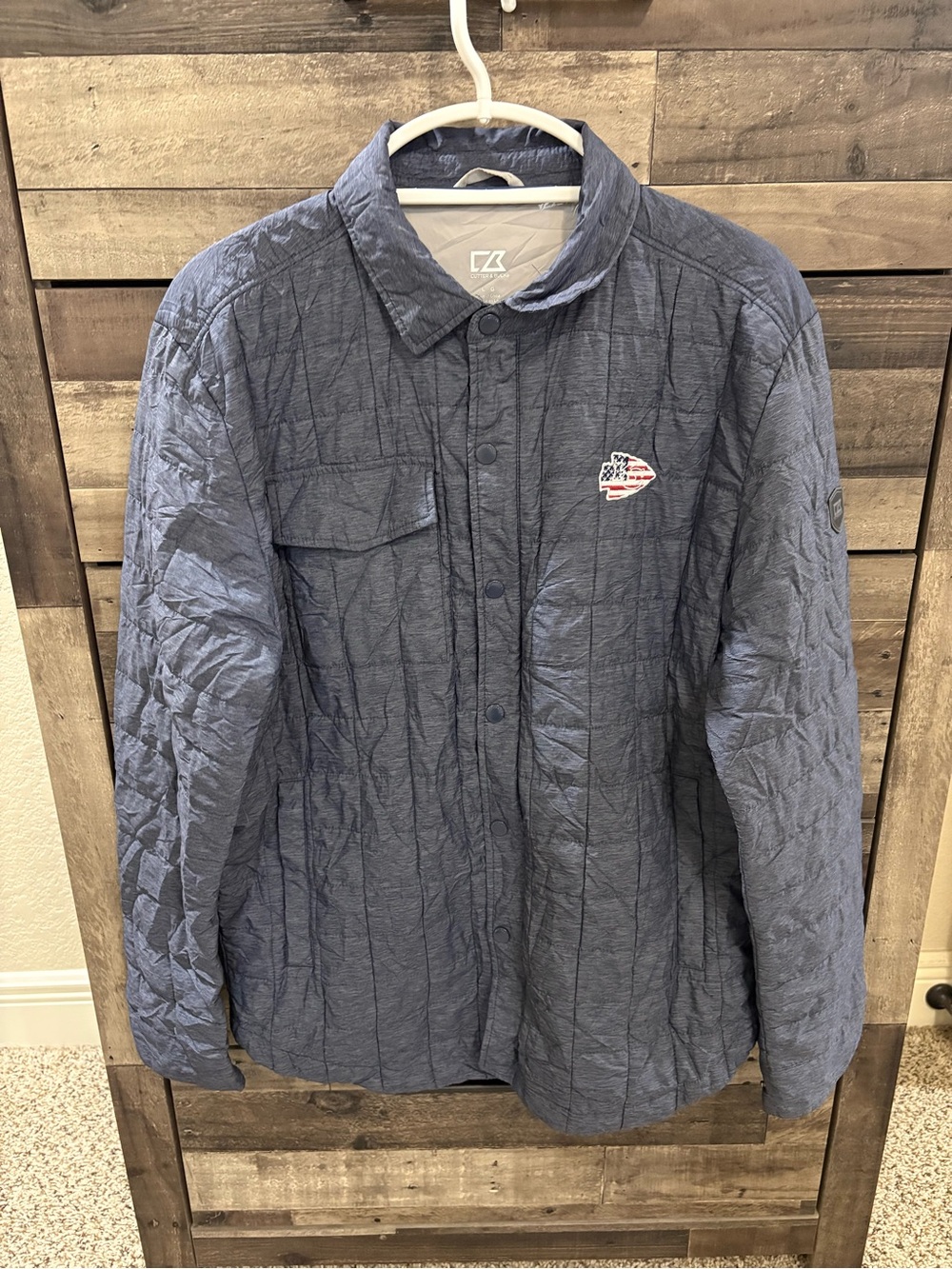 Cutter & Buck Kansas City Chiefs Americana Rainier Jacket L